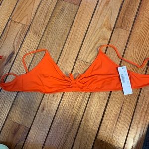 J. Crew orange bikini top